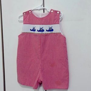 Boys Smocked Helicopter Jon Jon Shortall